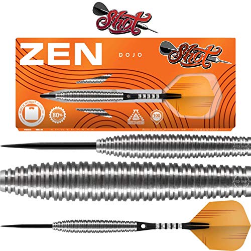 Shot Steel Darts Zen Dojo 80% Tungsten...