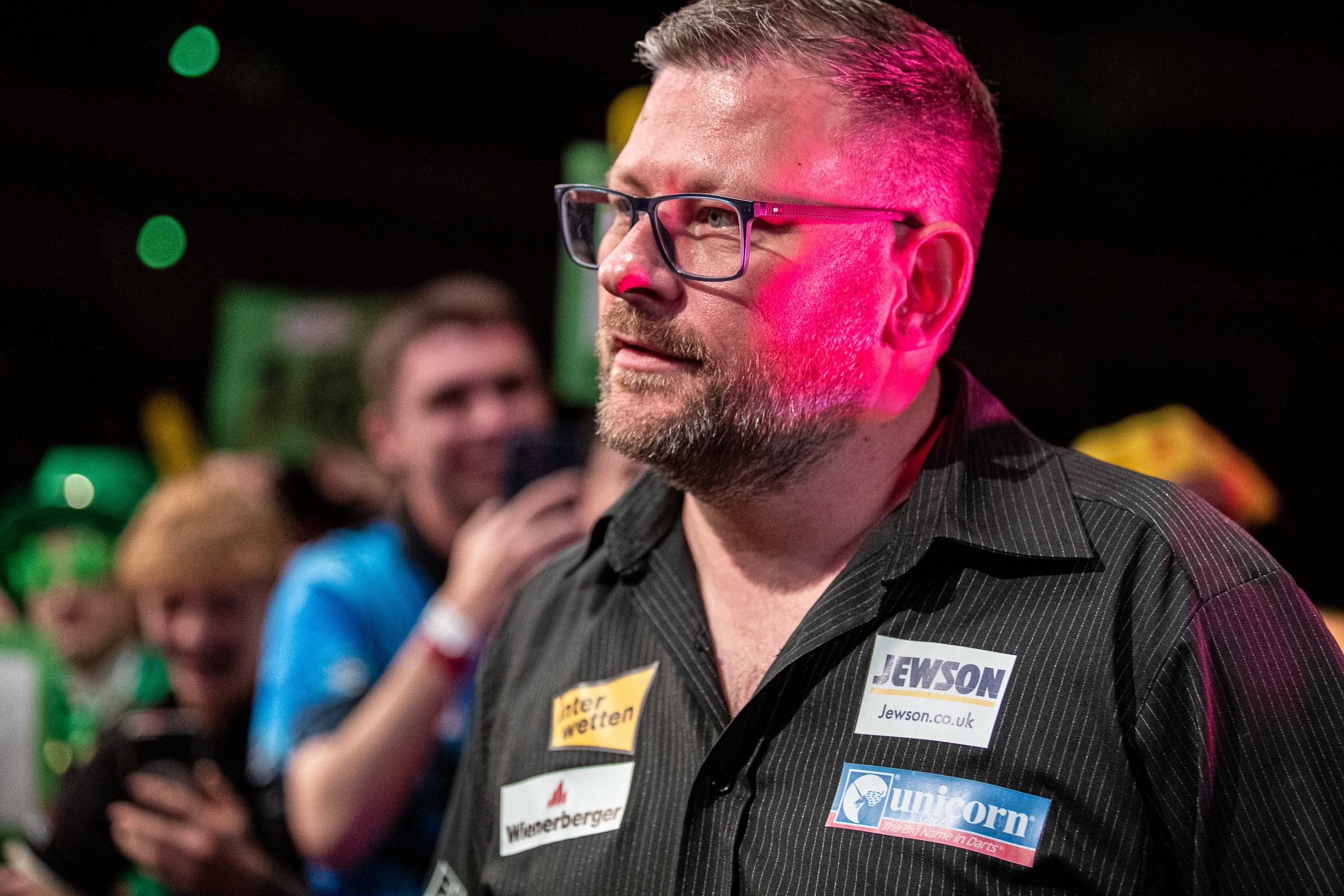 James Wade konnte 2009, bei der fünften Turnierauflage, erstmals Phil Taylor vom Thron stoßen (Bild: Jonas Hunold/PDC Europe)